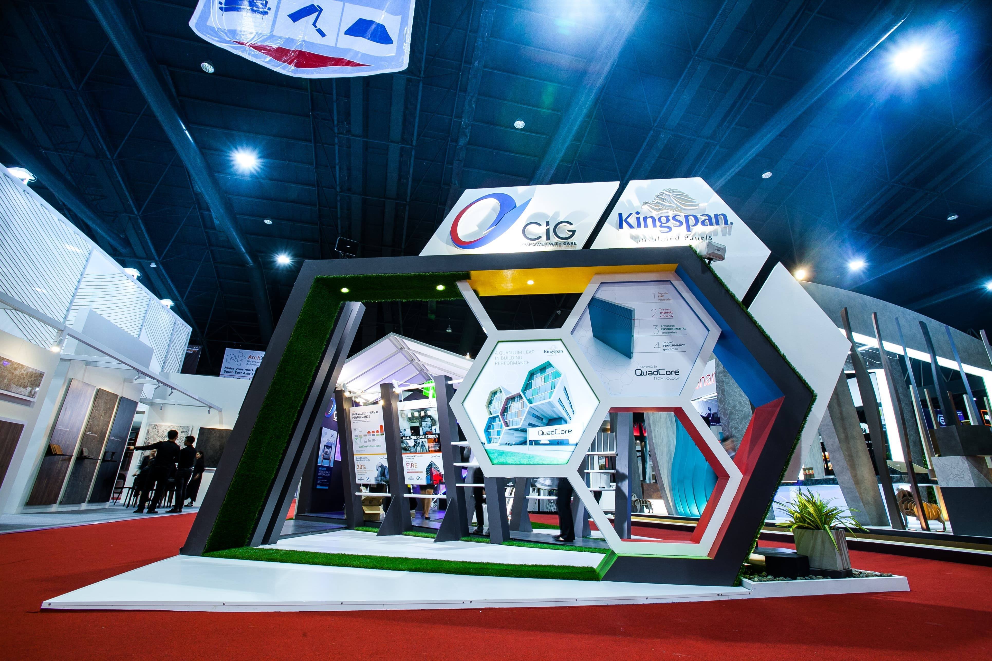 02 C.I.Group exhibition stand at ASA 2017 by Fret Free Productions