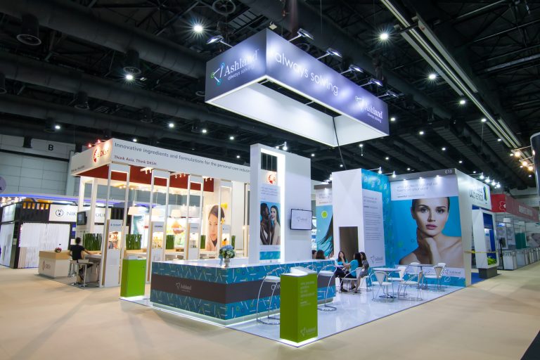 Ashland at In-cosmetics Asia - Stand design and build by Fret Free Productions