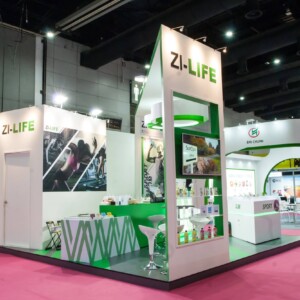 1 Zi-life exhibition stand at Food Ingredient 2017 by Fret Free Productions