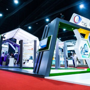 3 C.I.Group exhibition stand at ASA 2017 by Fret Free Productions