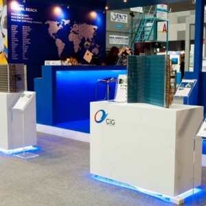 5 C.I.Group exhibition stand at RHVAC 2017 by Fret Free Productions